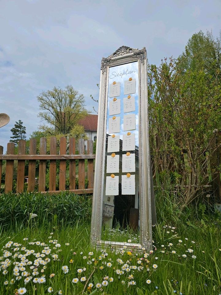 N Sitzplan Spiegel mieten in Lechbruck – für die Hochzeit – 2