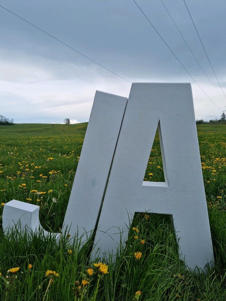 N JA Buchstaben XL 1.4mtr mieten in Lechbruck – für die Hochzeit – 3