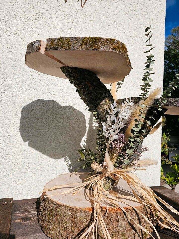 N Tortenständer 2 stufig boho rustikal mieten in Lechbruck – 4