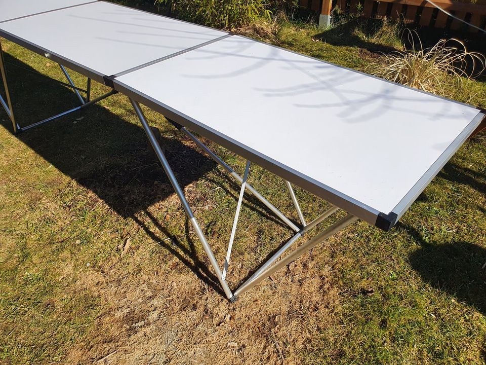 N Aluminium Tapeziertisch Flohmarkt mieten in Lechbruck – 2