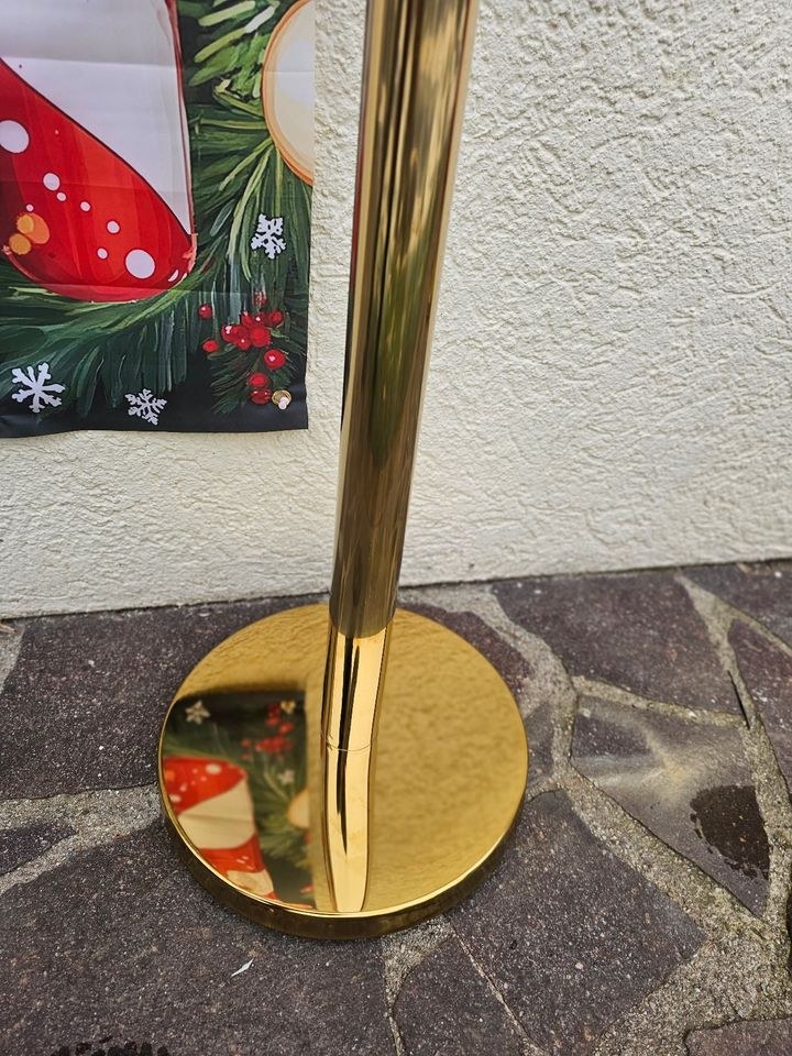 VIP Absperrung Personenleitsystem gold mieten in Lechbruck – 4