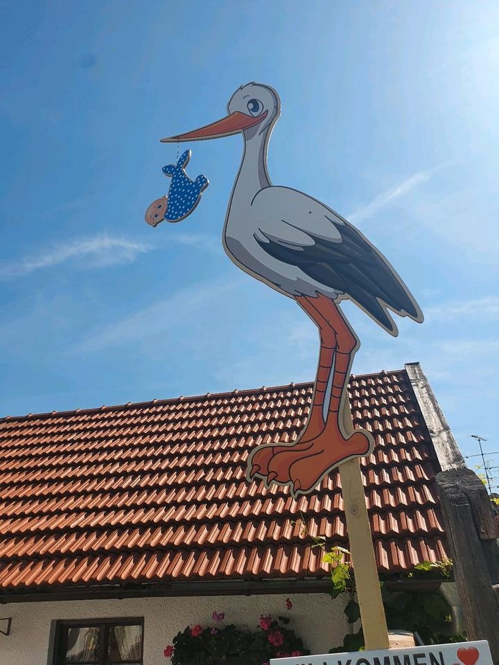Storch Baby Geburt 1.50mtr mieten in Lechbruck – das Besondere – 3