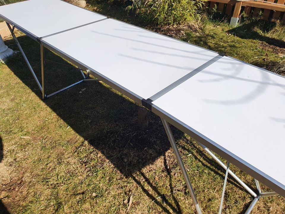 N Aluminium Tapeziertisch Flohmarkt mieten in Lechbruck