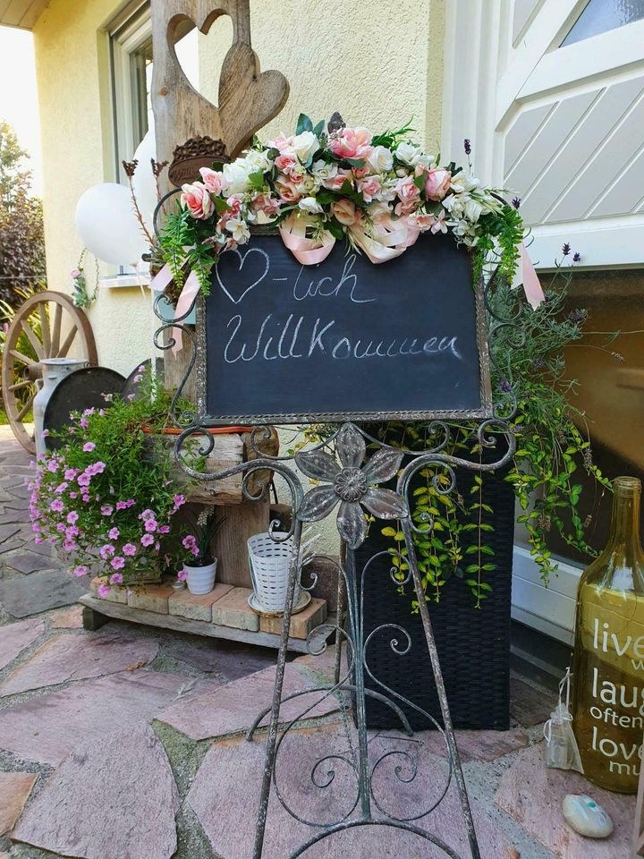 Aufsteller Vintage Deko mieten in Lechbruck – für die Hochzeit