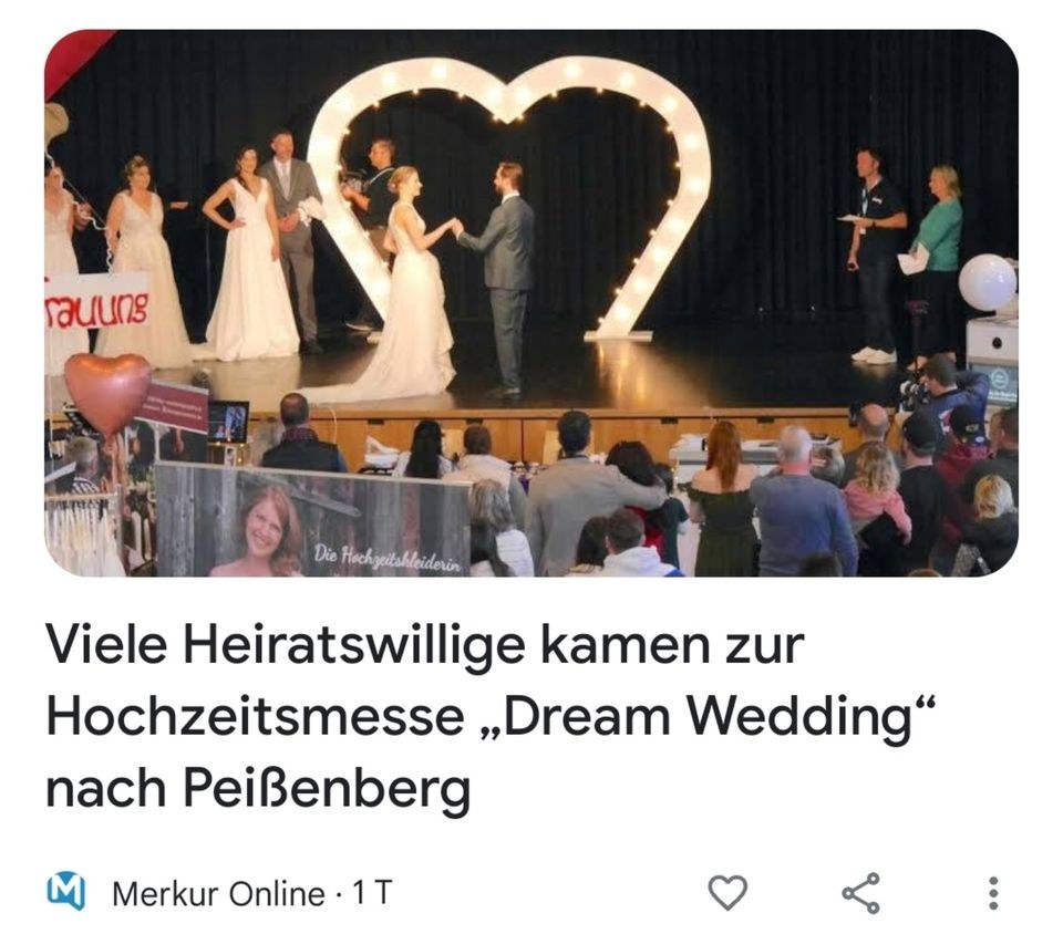 N XXXL Herz Traubogen bel incl Aufbau mieten in Lechbruck – 2
