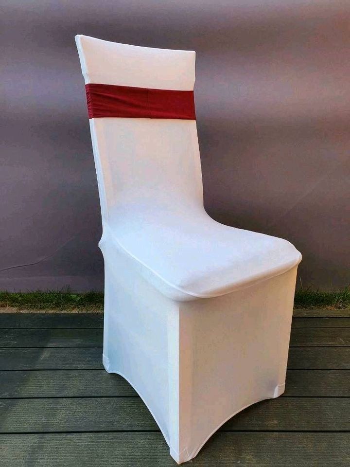 Stuhlhussen stretch weiss mieten in Lechbruck – Sitzplätze für alle – 3