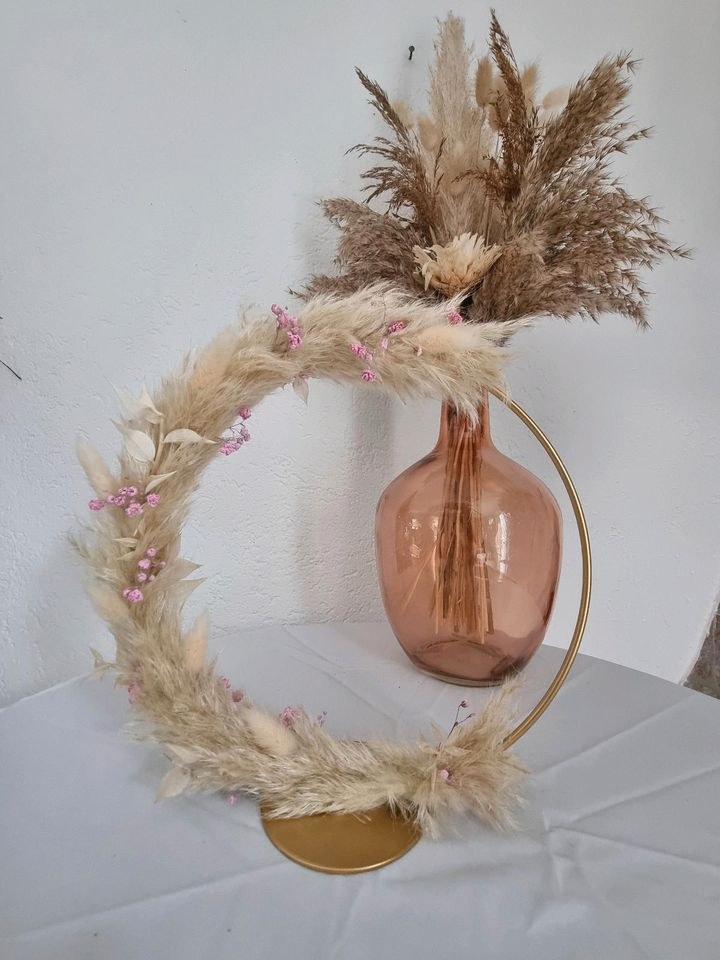 14 Ringe Trockenblumen Tischdeko mieten bei WOW-Event-de Klemm Silvio – 4