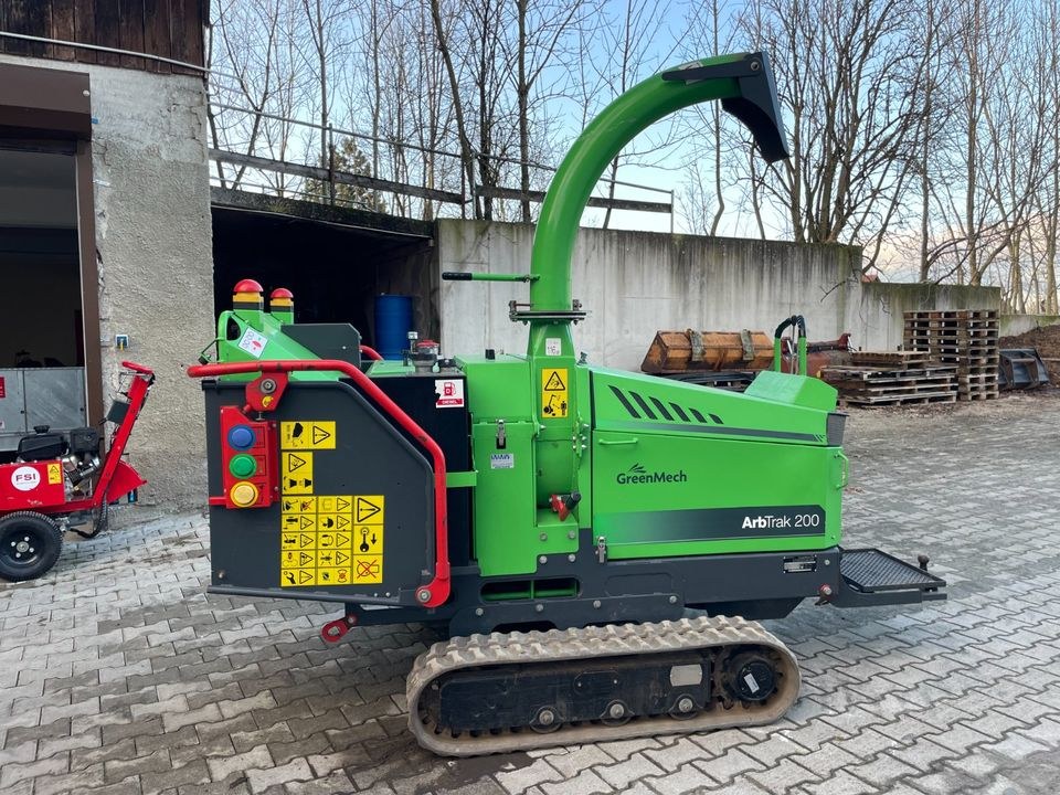Häcksler Greenmech Arbtrak 200 gewerblich mieten in Irschenberg