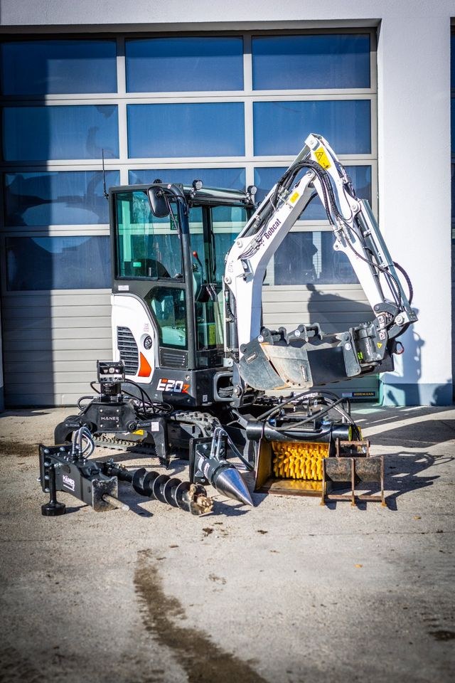 Minibagger Bobcat E20Z an gewerblich mieten bei WS Maschinenverleih