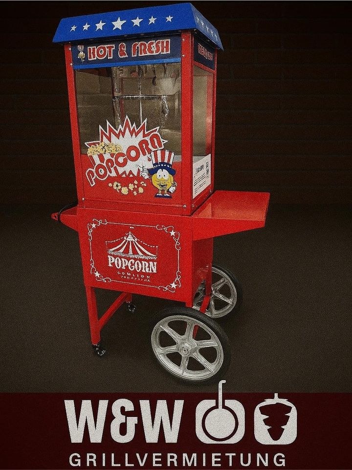 Popcornmaschine mieten in Bockenem – Kino-Popcorn selbst gemacht