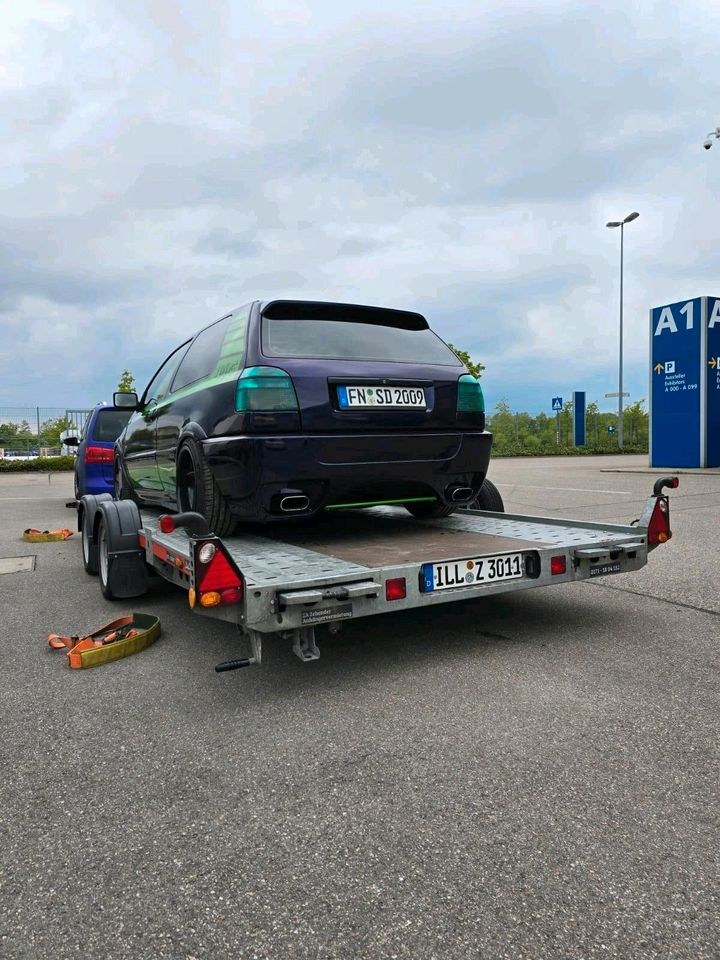 Trailer tiefe Autos 3000kg Anhänger Autotrailer mieten in Senden – 4