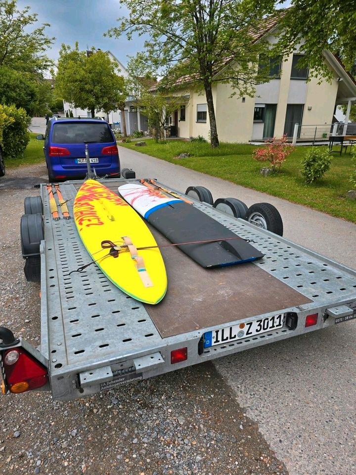 Trailer tiefe Autos 3000kg Anhänger Autotrailer mieten in Senden – 3