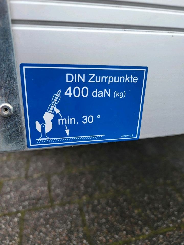1300 Kilo Planenanhänger Humbaur mieten in Senden – 2