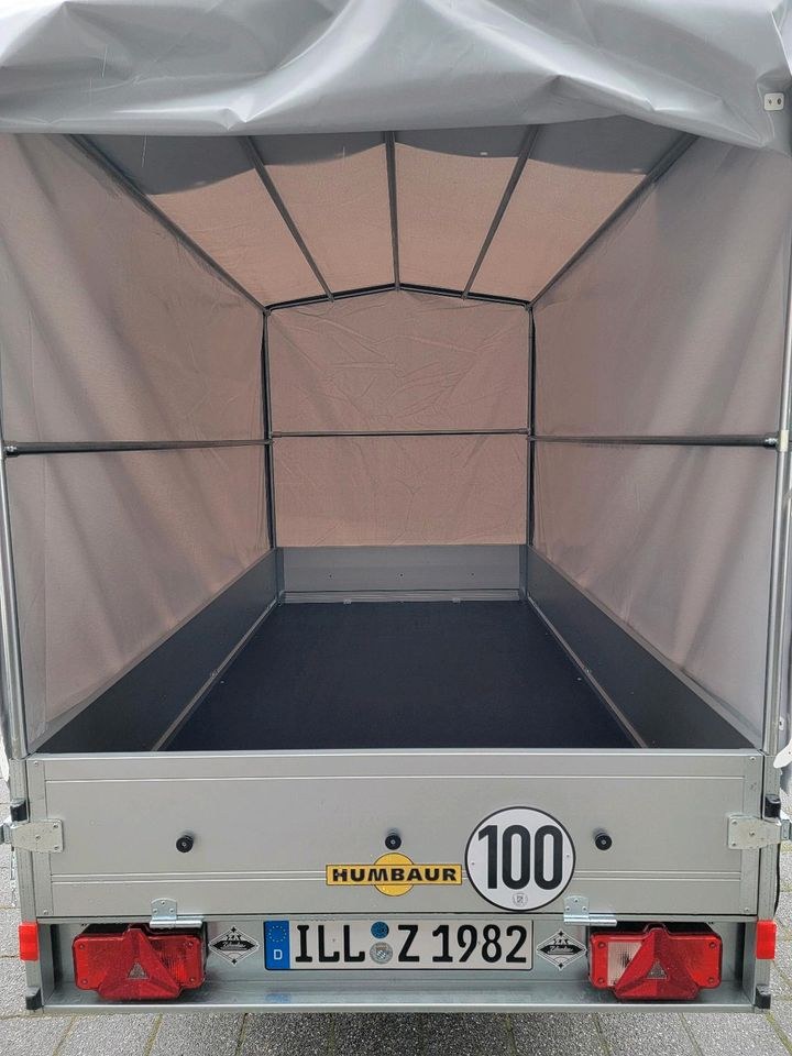 1300 Kilo Planenanhänger Humbaur mieten in Senden – 4
