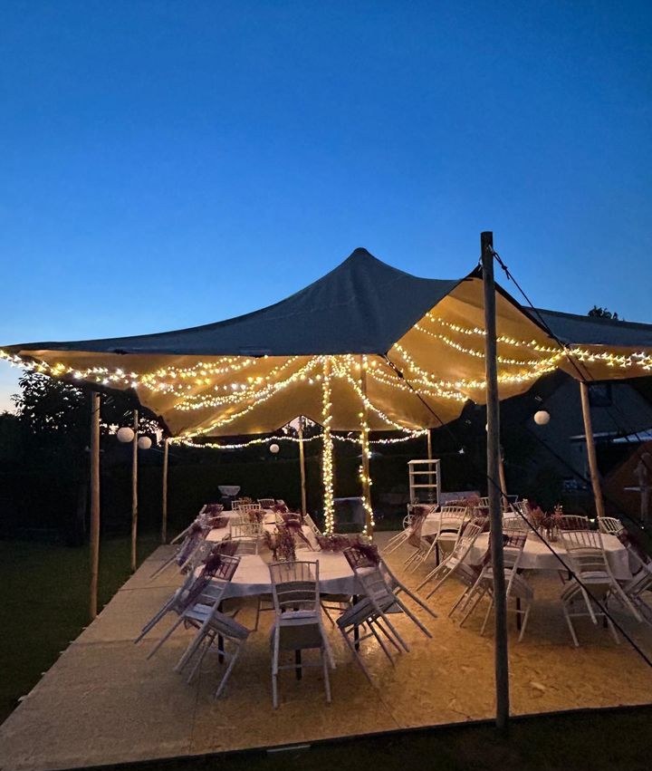 Stretchzelt Zeltverleih,Hochzeit,freie Trauung mieten