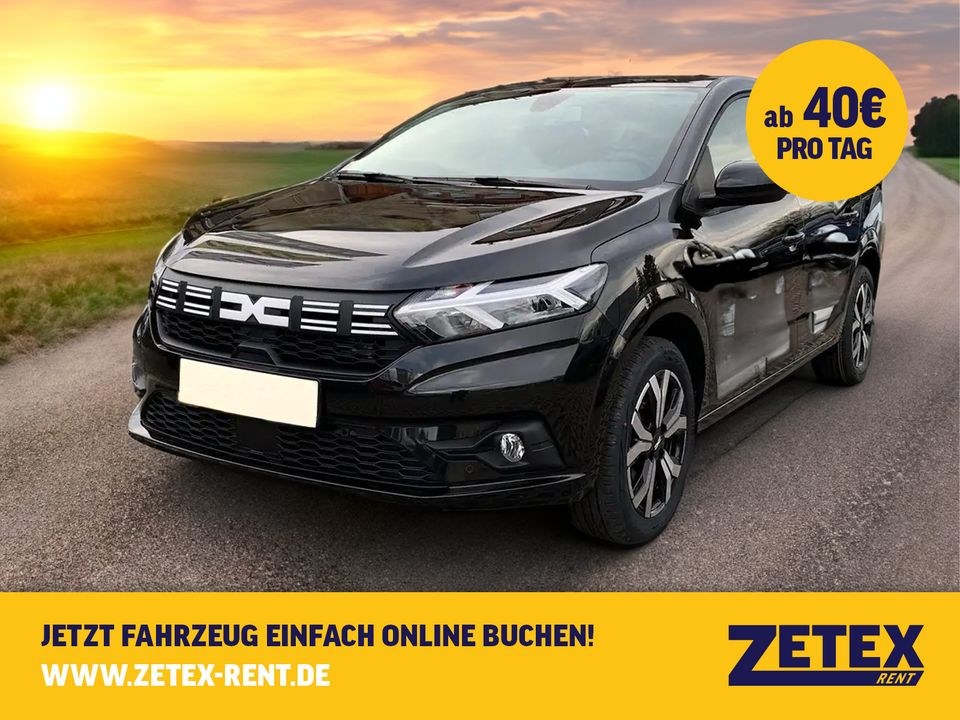 Dacia Logan Auto EC Karte mieten bei Zetex Rent A Car – fair mieten
