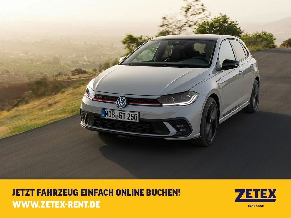 VW Polo GTI Auto 18 Jahren mieten bei Zetex Rent A Car – fair mieten