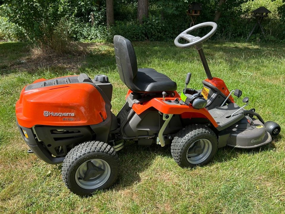 Aufsitzmäher N Husqvarna Rider R112C Mulcher mieten in Ilsede – 3