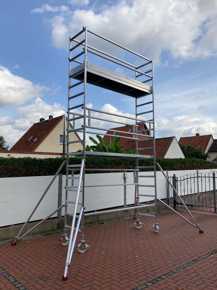 Alu Rollgerüst 6m Höhe Gerüst inkl Anhänger mieten in Ilsede