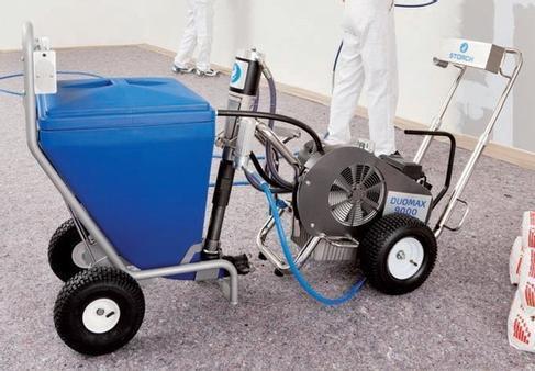 Spachtelbehälter mit Sackmangel für Storch Airlessgerät Duomax 9000 Elektro