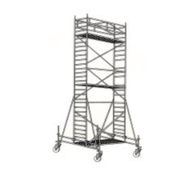 Albert Rollgerüst ALU bis 5 m 4104 mieten – Malergerüst, ab 140 € netto/Woche