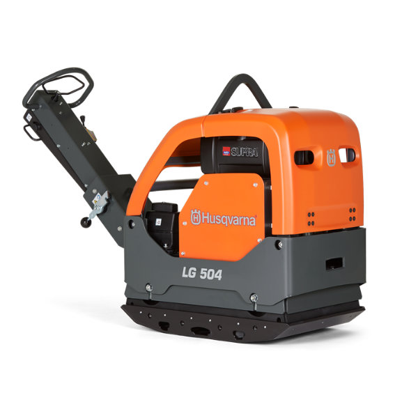 Husqvarna Rüttelplatte 500kg LG 504 mieten – Rüttelplatten, ab 69 € netto/Tag