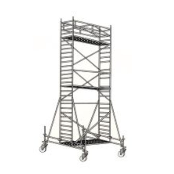 Albert Rollgerüst ALU bis 10 m 4109 mieten – Malergerüst, ab 175 € netto/Woche