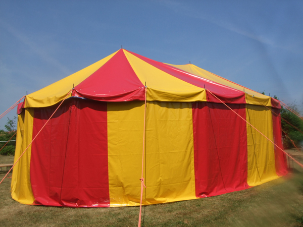 Zirkuszelt, oval 16 x 24 m mieten