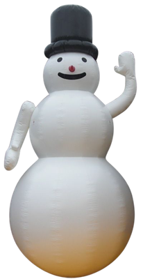 aufgeblasener Schneemann mieten bei Zepra Event GmbH (vertreten durch Saskia Lahr, Ulrike Lahr)