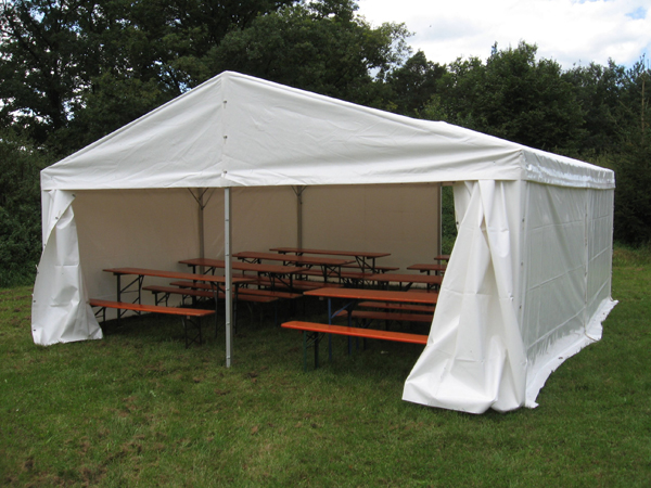 Festzelt 6x6m mieten bei Zepra Event GmbH (vertreten durch Saskia Lahr, Ulrike Lahr)