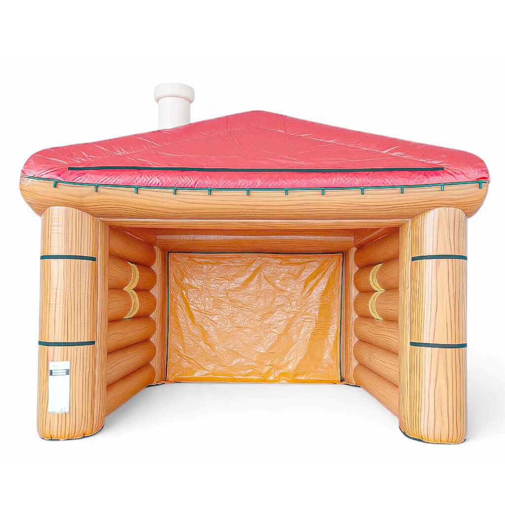 Holzhütte Zelt 5x5m mieten – urige Atmosphäre für Events mieten bei Happy Fun