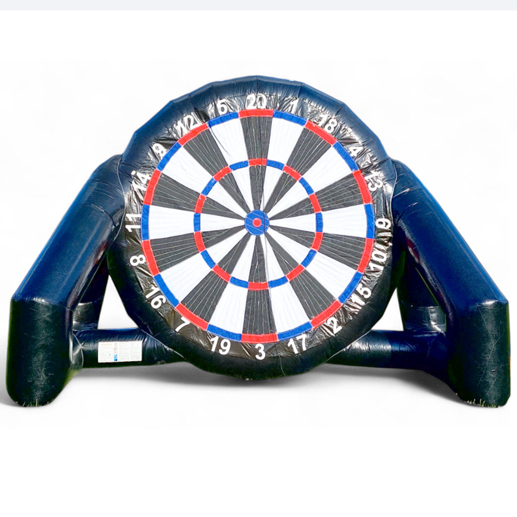 Aufblasbares Fussball Dart mieten 4,3 m Höhe mieten bei Happy Fun