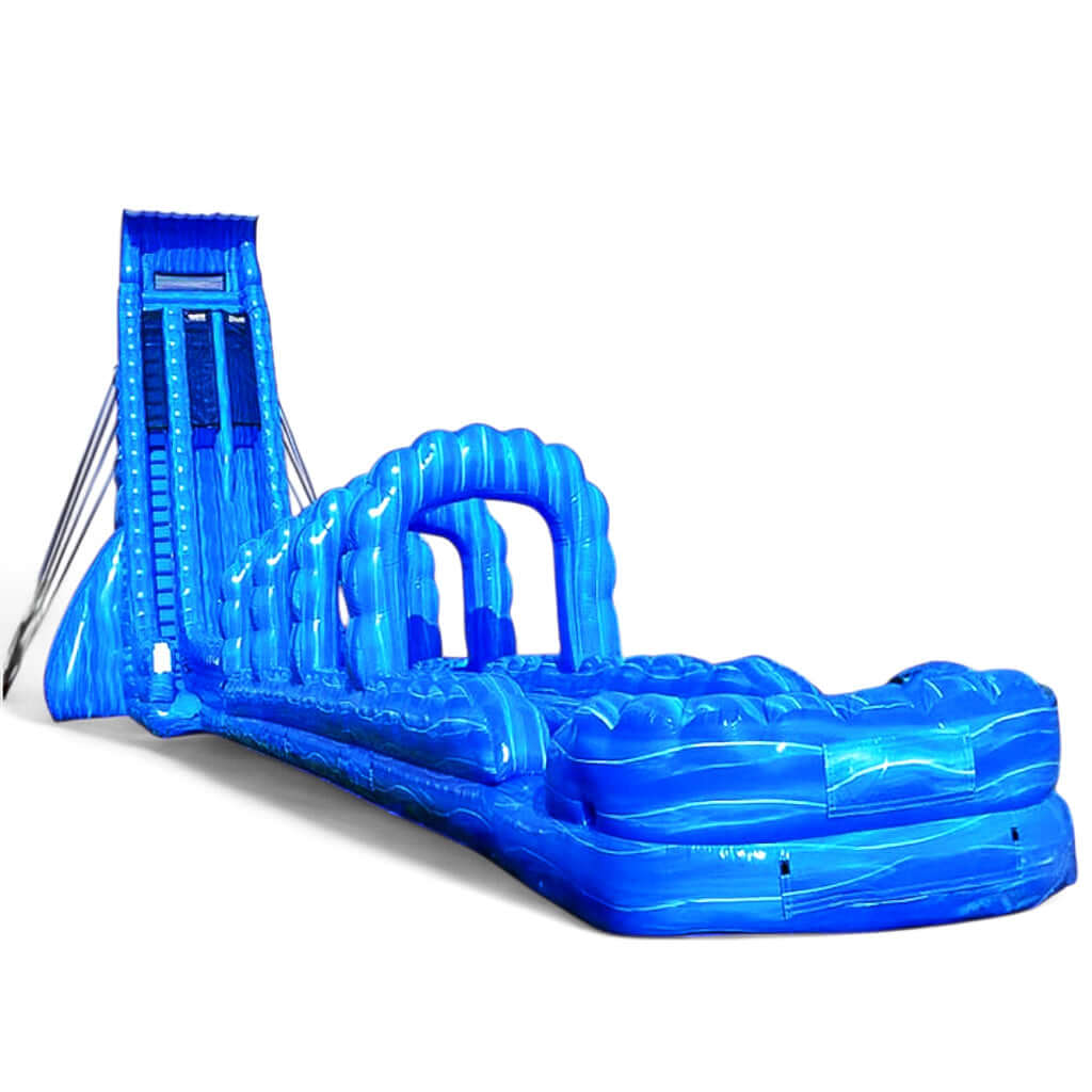 Wasserrutsche XXXL Turbo mieten 30 m Lang - Gigantischer Rutschspaß mieten bei Happy Fun