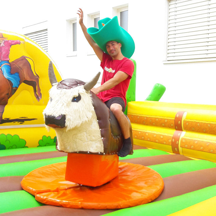 Rodeo Bullriding mieten – Modell Alonso – Der wilde Rodeo Ritt mieten bei Happy Fun