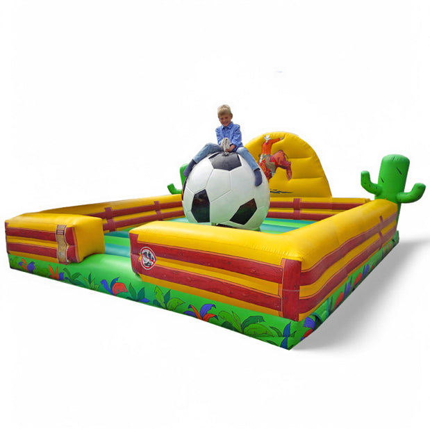 Fußball-Rodeo mieten – Der wilde Ritt auf dem Ball mieten bei Happy Fun