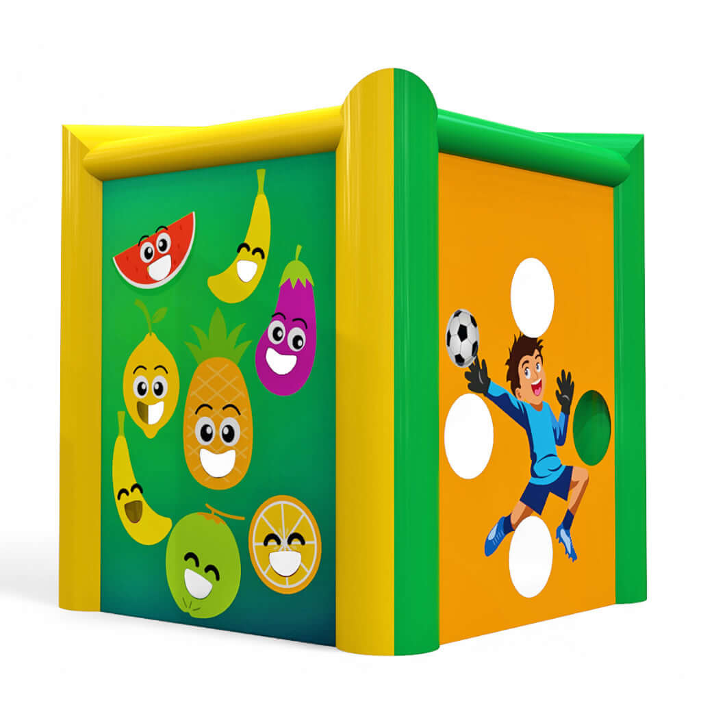 Multifun Turm – Aufblasbares 4-in-1 Eventmodul für sportliche Action mieten bei Happy Fun