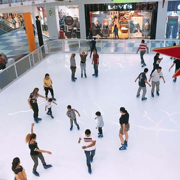 Mobiler Eislaufplatz mieten bei Happy Fun