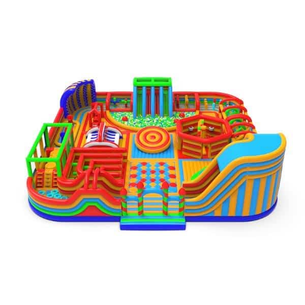 Aufblasbarer Park Schloss mieten bei Happy Fun