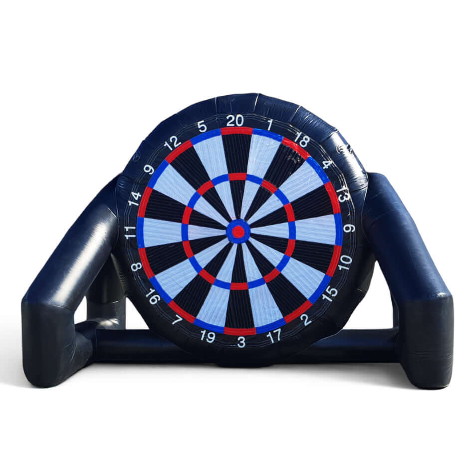 Fußball Dart - XXL Aufblasbare Dartwand 2 Seiten bespielbar mieten bei Happy Fun