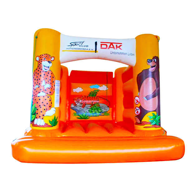 Hüpfburg Tiger – Bär DAK mieten bei Happy Fun