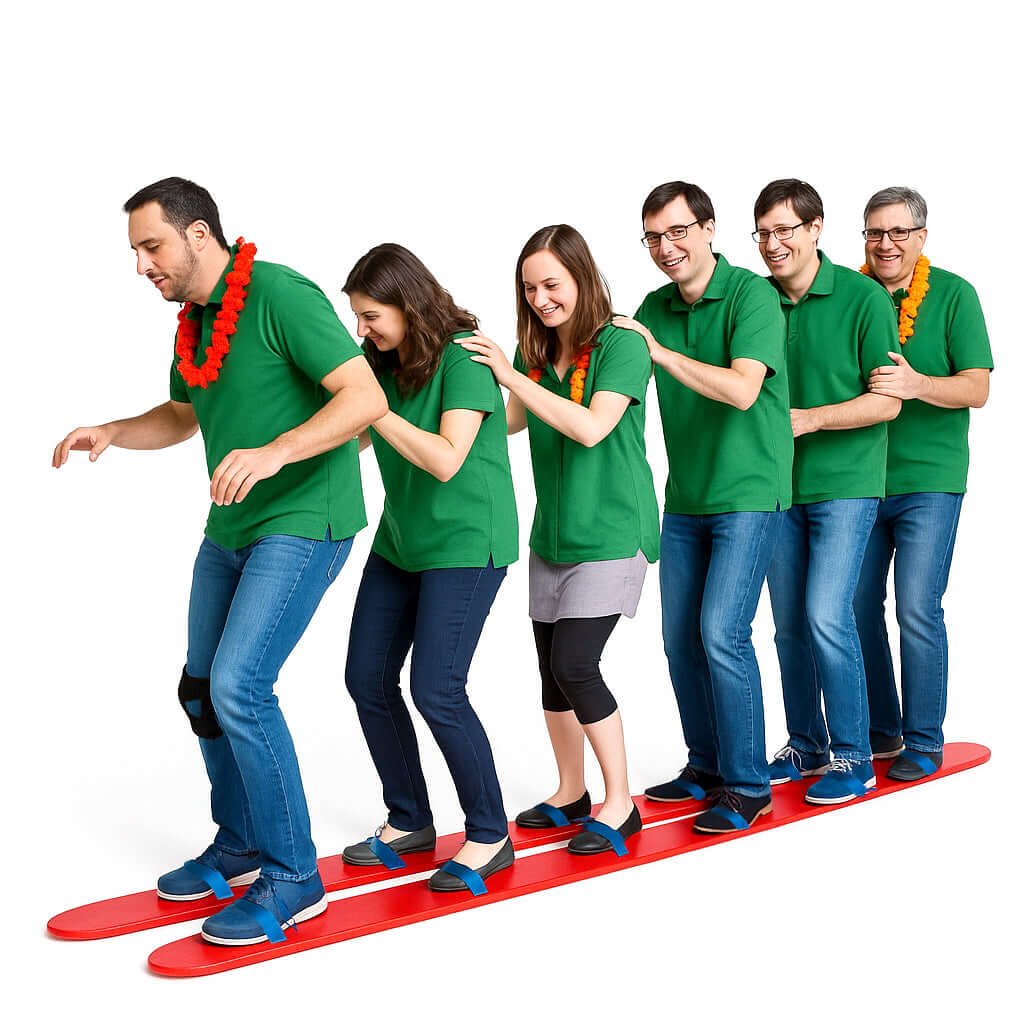 Schilaufen mieten - Teamgeist - Takt - Go! mieten bei Happy Fun