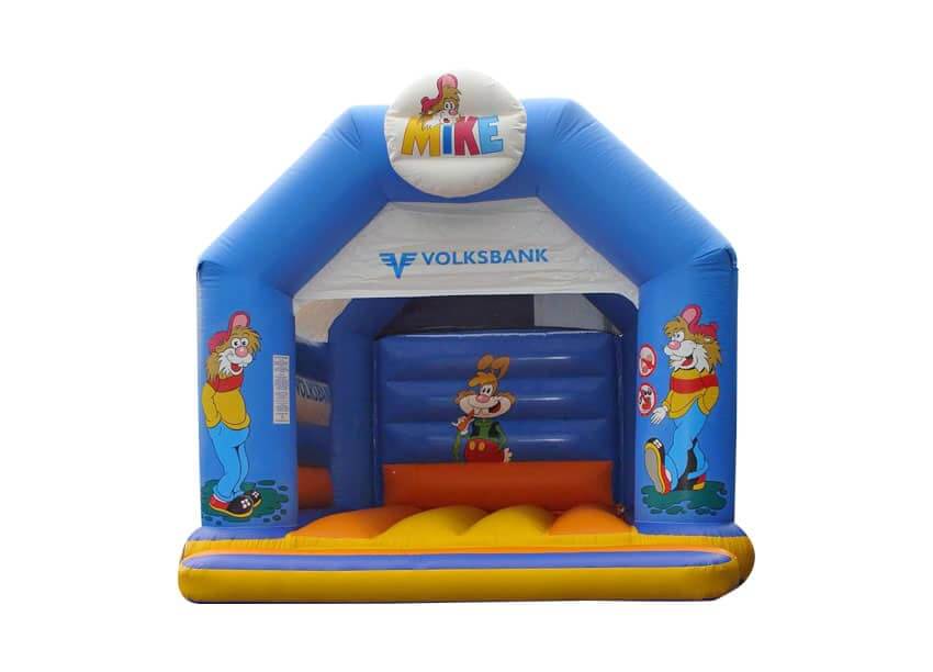 Hüpfburg Volksbank mieten bei Happy Fun
