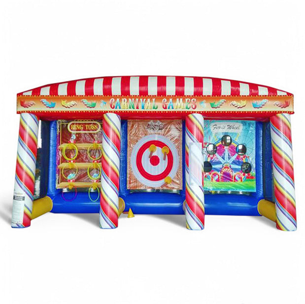 Eventmodul Jahrmarkt-Trio mieten – Ringe, Axt & Zielwurf in einem! mieten bei Happy Fun