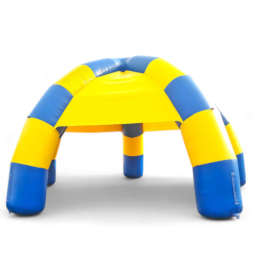 Spinnenzelt 8x8 m mieten – Ihr aufblasbares Eventdach mieten bei Happy Fun