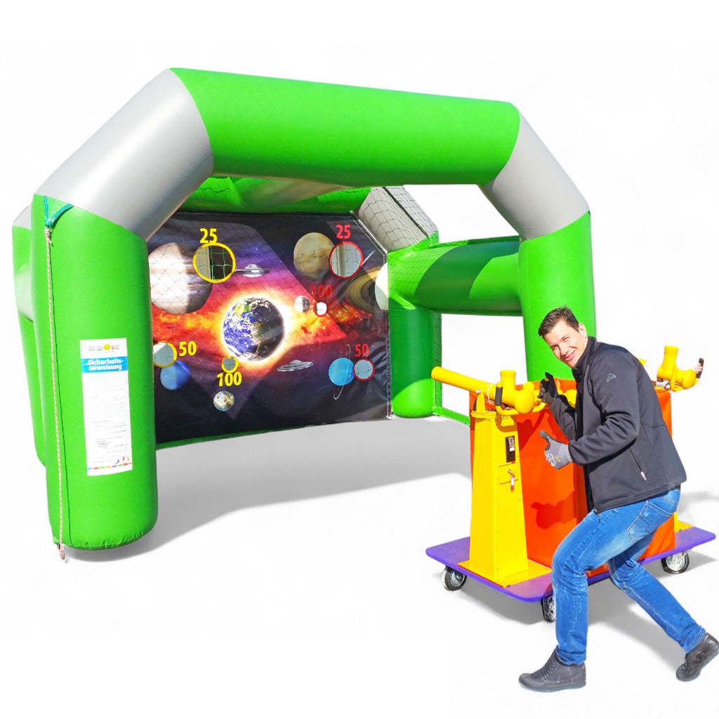 Softballkanonen mieten – Zielgenauigkeit und Spaß erleben mieten bei Happy Fun