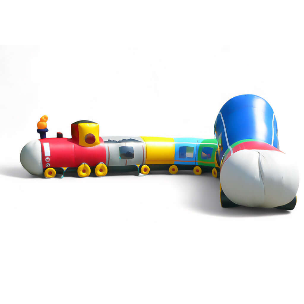 Tunnelspielgerät Zug - Super Krabbelspaß mieten bei Happy Fun