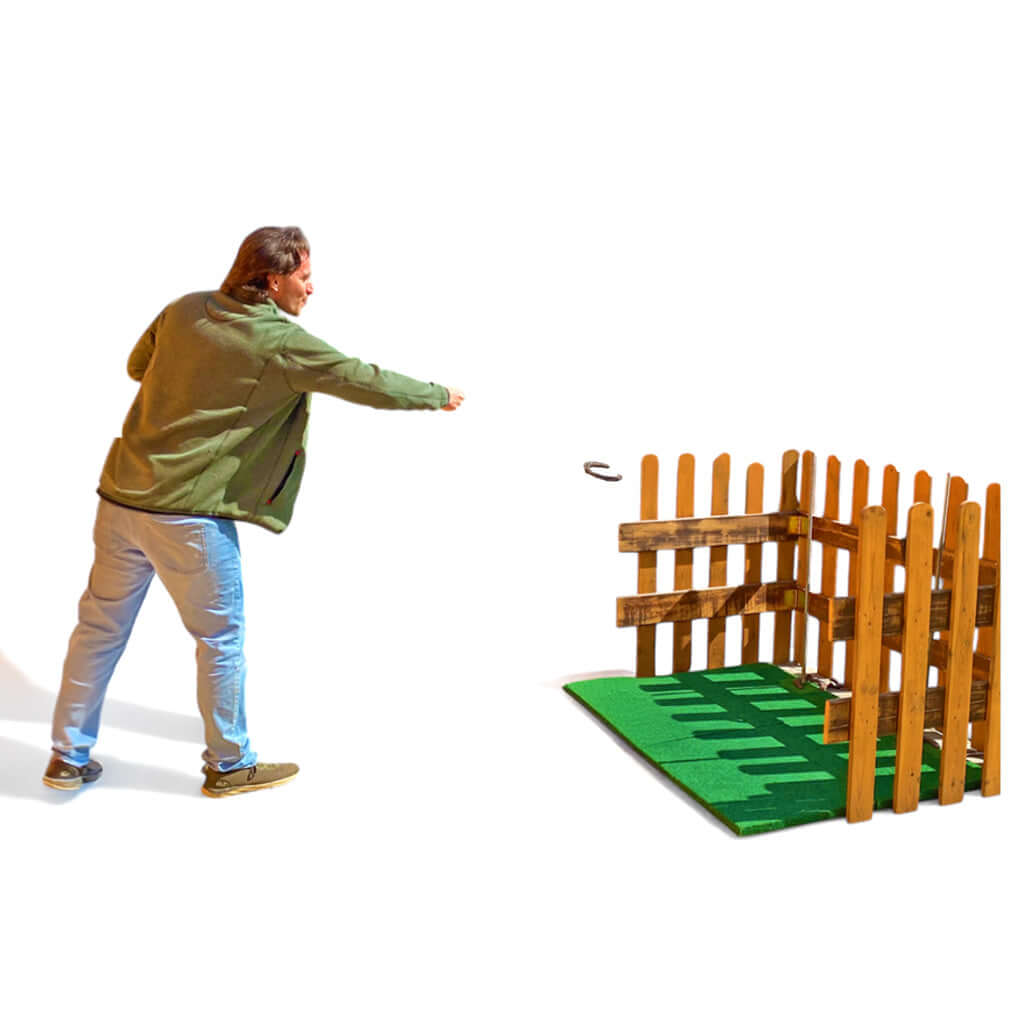 Hufeisen werfen - mieten - Traditioneller Spielspaß für Events mieten bei Happy Fun