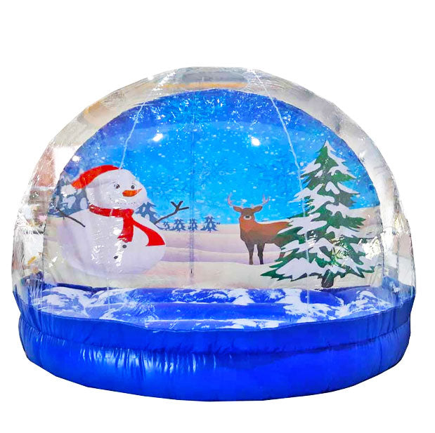Medium Schneekugel mieten - Begehbare winterliche Fotokulisse mieten bei Happy Fun