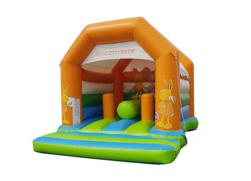 Hüpfburg Hase Sonderform mieten bei Happy Fun