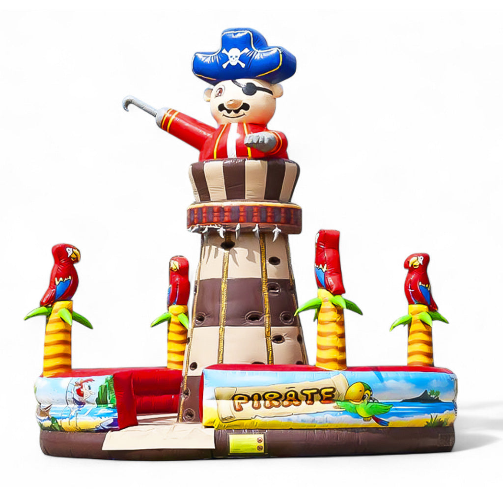 Kletterturm Pirat mieten 7x7m - Erobern Sie die sieben Weltmeere! mieten bei Happy Fun